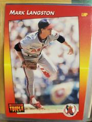 Mark Langston #36 Baseball Cards 1992 Panini Donruss Triple Play Prices
