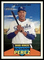 Salvador Perez #AW-9 Baseball Cards 2016 Topps Heritage Award Winners Prices