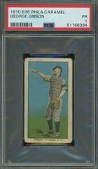 George Gibson Baseball Cards 1910 E96 Philadelphia Caramel Prices