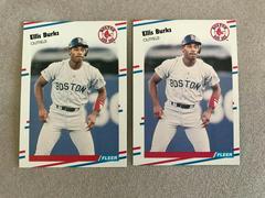 Ellis Burks Baseball Cards 1988 Fleer Prices