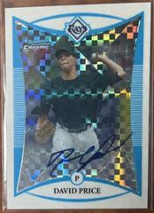 David Price [Xfractor Autograph] Baseball Cards 2008 Bowman Chrome Prospects Prices