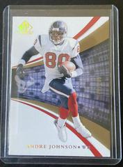 Andre Johnson [Gold] #38 Football Cards 2004 SP Game Used Prices