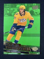 Luke Evangelista [Green] #5 Hockey Cards 2023 Upper Deck Star Rookies Prices