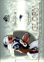 Deion Branch #129 Football Cards 2002 SP Legendary Cuts Prices