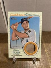 Ryan Braun #RB Baseball Cards 2017 Topps Heritage Clubhouse Collection Relics Prices