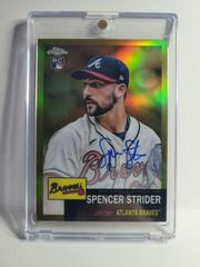 Spencer Strider [Gold] #CPA-SS Baseball Cards 2022 Topps Chrome Platinum Anniversary Autographs Prices