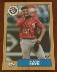 Juan Soto #78B-2 Baseball Cards 2022 Topps Mini 1987 Prices