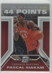 Pascal Siakam Basketball Cards 2019 Panini Contenders Optic Playing the Numbers Game Prices