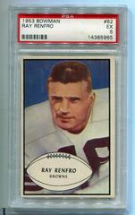 Ray Renfro #62 Football Cards 1953 Bowman Prices