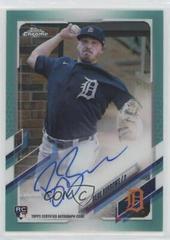 Beau Burrows [Aqua Refractor] Baseball Cards 2021 Topps Chrome Rookie Autographs Prices