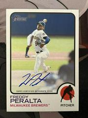 Freddy Peralta #ROA-FP Baseball Cards 2022 Topps Heritage Real One Autographs Prices