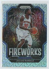 Julius Randle [Mojo] #22 Basketball Cards 2022 Panini Prizm Fireworks Prices