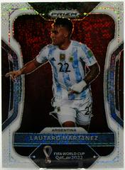 Lautaro Martinez [White Sparkle] #5 Soccer Cards 2022 Panini Prizm World Cup Prices