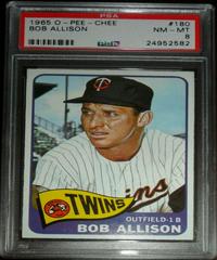 Bob Allison #180 Baseball Cards 1965 O Pee Chee Prices