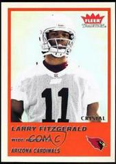 Larry Fitzgerald [Crystal] #332 Football Cards 2004 Fleer Tradition Prices
