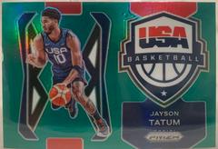 Jayson Tatum [Green Prizm] #1 Basketball Cards 2021 Panini Prizm USA Prices