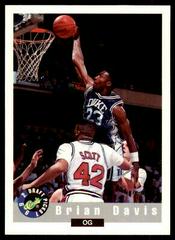 Brian Davis Basketball Cards 1992 Classic Draft Picks Prices