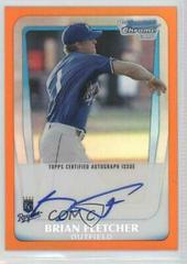 Brian Fletcher [Orange Refractor Autograph] #BCP103 Baseball Cards 2011 Bowman Chrome Prospects Prices