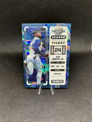 Ken Griffey Jr. [Navy Blue Ice] #22 Baseball Cards 2023 Panini Chronicles Contenders Optic Prices