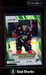 Leo Carlsson [Green Rainbow] #599 Hockey Cards 2023 O-Pee-Chee Prices