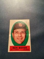Ken Boyer [Blank Back] Baseball Cards 1963 Topps Peel Offs Prices