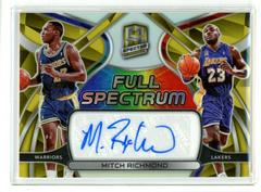 Mitch Richmond [Gold] #FSS-MRM Basketball Cards 2021 Panini Spectra Full Spectrum Signatures Prices
