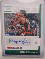 Marques Johnson Basketball Cards 2021 Panini Hoops Great SIGnificance Prices
