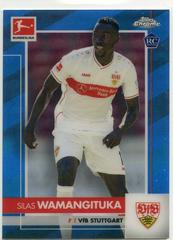 Silas Wamangituka [Blue Refractor] #93 Soccer Cards 2020 Topps Chrome Bundesliga Prices