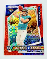Trevor Lawrence [Red Plaid] #AB16 Football Cards 2021 Panini Rookies and Stars Airborne Prices