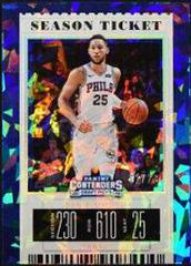 Ben Simmons [Cracked Ice] #3 Basketball Cards 2019 Panini Contenders Draft Picks Prices
