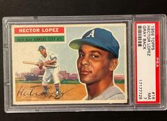 Hector Lopez [Gray Back] #16 Baseball Cards 1956 Topps Prices