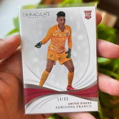 Adrianna Franch #21 Soccer Cards 2018 Panini Immaculate Prices