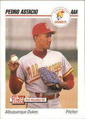Pedro Astacio #1 Baseball Cards 1992 Skybox AAA Prices