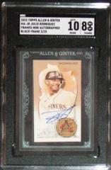 Julio Rodriguez [Black] #MA-JR Baseball Cards 2023 Topps Allen & Ginter Mini Framed Autographs Prices