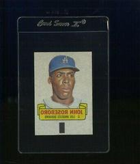 John Roseboro Baseball Cards 1966 Topps Rub Offs Prices