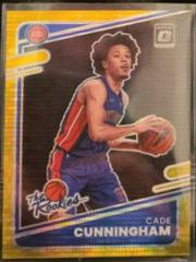 Cade Cunningham [Gold Pulsar] #1 Basketball Cards 2021 Panini Donruss Optic The Rookies Prices