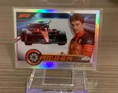 Charles Leclerc [Orange Refractor] #CAM-CLII Racing Cards 2023 Topps Chrome Formula 1 Camber Prices