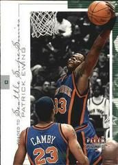 Patrick Ewing #19 Basketball Cards 2000 Fleer Genuine Prices