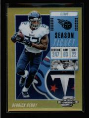 Derrick Henry [Gold] #6 Football Cards 2018 Panini Contenders Optic Prices