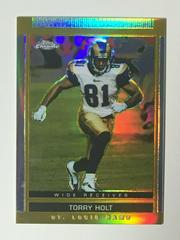 Torry Holt [Chrome Gold Refractor] #24 Football Cards 2003 Topps Draft Picks & Prospects Prices