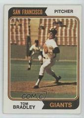 Tom Bradley #455 Baseball Cards 1974 Topps Prices