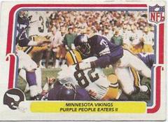 Minnesota Vikings [Purple People Eaters II] #30 Football Cards 1980 Fleer Team Action Prices