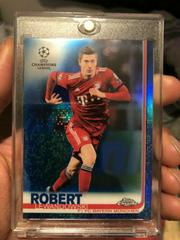 Robert Lewandowski [Blue Refractor] Soccer Cards 2018 Topps Chrome UEFA Champions League Prices