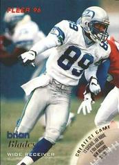 Brian Blades #129 Football Cards 1996 Fleer Prices