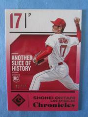 Shohei Ohtani [Pink] #1 Baseball Cards 2018 Panini Chronicles Prices