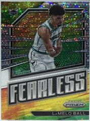 LaMelo Ball [Fast Break] #5 Basketball Cards 2022 Panini Prizm Fearless Prices