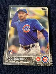 Addison Russell [Blue Jersey Black] #US220 Baseball Cards 2015 Topps Update Prices