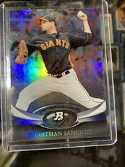 Jonathan Sanchez #78 Baseball Cards 2011 Bowman Platinum Prices