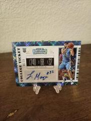 Luke Maye [Autograph Building Blocks] #107 Basketball Cards 2019 Panini Contenders Draft Picks Prices