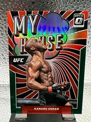 Kamaru Usman [Green] Ufc Cards 2022 Panini Donruss Optic UFC My House Prices